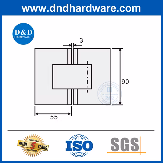 Hardware in vetro per bagno Accessori per porte scorrevoli in vetro in acciaio inossidabile per doccia